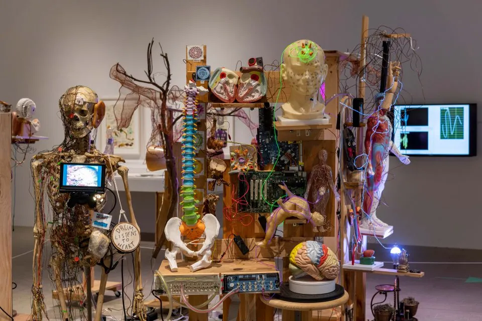 Milford Graves: A Mind-Body Deal exhibition installation view